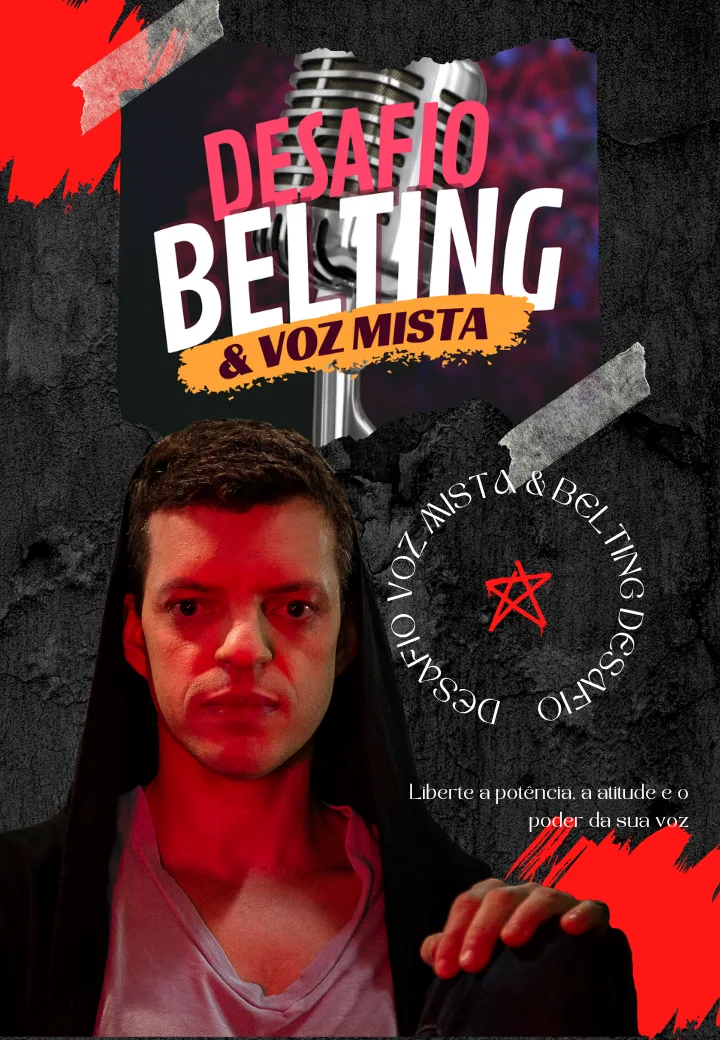 Capa do curso Belting e Voz Mista