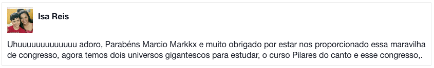 depoimento isa